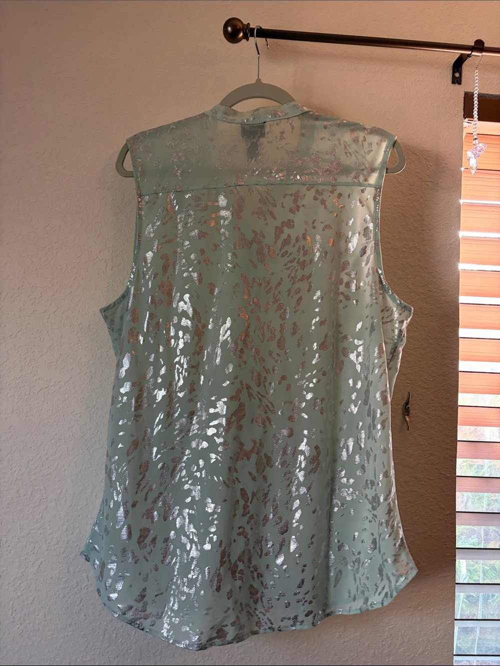 Daytrip - sheer sleeveless top XL - Picture 3 of 6